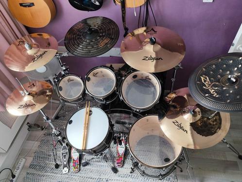Gretsch Catalina Ash drumstel "zeer compleet", Muziek en Instrumenten, Drumstellen en Slagwerk, Zo goed als nieuw, Tama, Ophalen