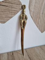 Mooie Vintage Briefopener Messing Koper Matroos Klederdracht, Antiek en Kunst, Verzenden, Koper