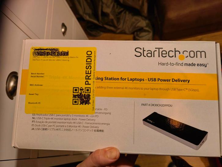 4K USB-C Dock, Triple UHD 4K Monitor Docking Station, Mac &, Computers en Software, Netwerk switches, Nieuw, Ophalen of Verzenden