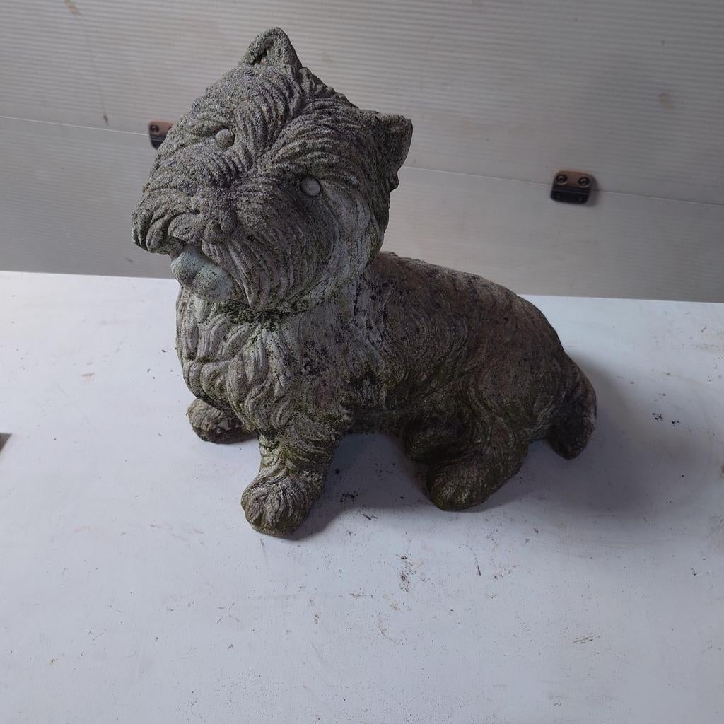 3 Betonnen Hond Beelden, Tuin en Terras, Tuinbeelden, Ophalen