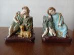 Jezus en St. Janneke Gipsen beelden (antiek/religieus), Ophalen of Verzenden, Zo goed als nieuw, Religie