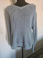 Gebreide blauwe trui Norah, Kleding | Dames, Truien en Vesten, Maat 38/40 (M), Blauw, Ophalen of Verzenden, Zo goed als nieuw