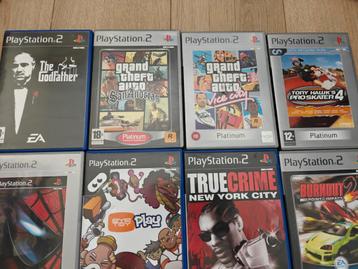 PlayStation 2 spellen 12 stuks beschikbaar voor biedingen