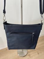 Denim Blauwe Dames Schoudertas Emily & Noah, zacht kunstleer, Overige merken, Blauw, Ophalen of Verzenden, Zo goed als nieuw