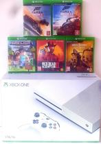 - Xbox One S/1TB/Doos/Spellen -, Met games, Xbox One S, Ophalen of Verzenden, Zo goed als nieuw