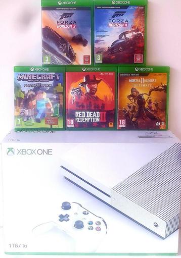 - Xbox One S/1TB/Doos/Spellen - beschikbaar voor biedingen