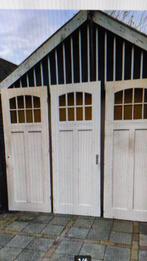 paneeldeur met glas 8 ruitjes 1920-1930, Doe-het-zelf en Verbouw, Deuren en Horren, Ophalen, Gebruikt, 80 tot 100 cm, 215 cm of meer