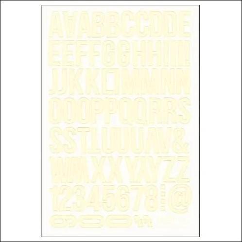Simple Stories Snap Studio Letter Sticker Taupe #5137/8, Hobby en Vrije tijd, Scrapbooking, Nieuw, Overige typen, Overige merken