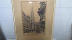 ST stephansdom wenen, Antiek en Kunst, Kunst | Etsen en Gravures, Ophalen of Verzenden