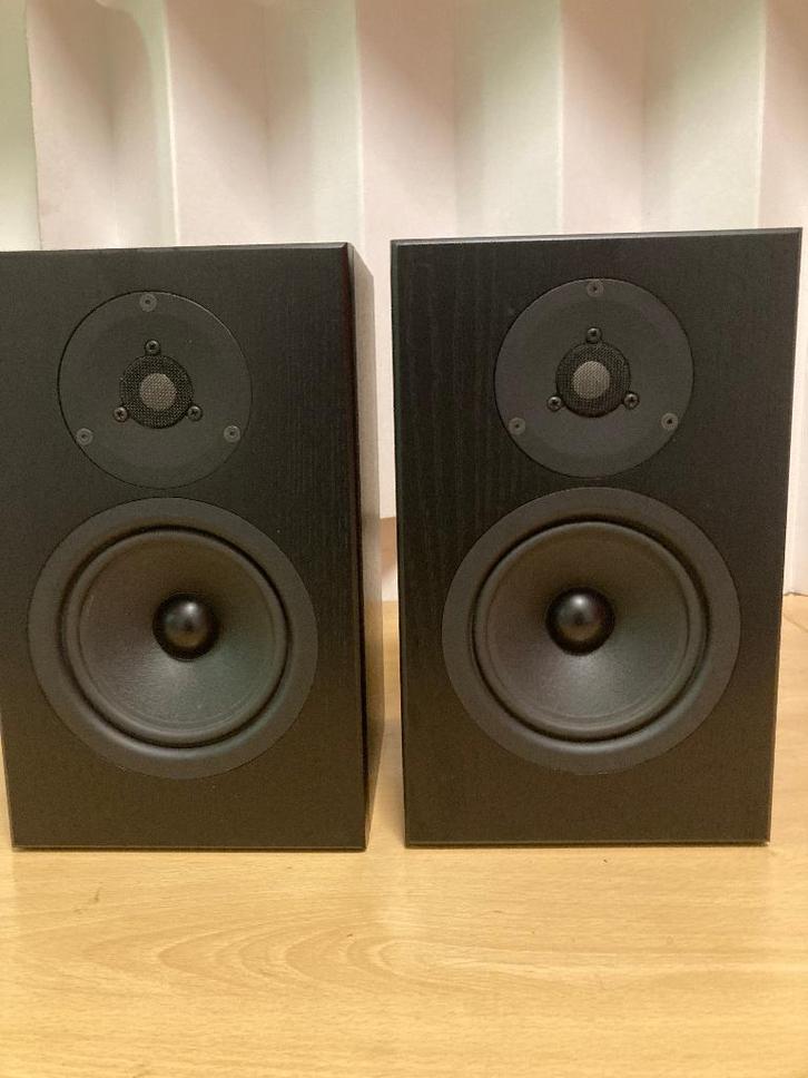 Linn Tukan luidsprekers,  monitor type in fraai zwart., Audio, Tv en Foto, Luidsprekers, Zo goed als nieuw, Front, Rear of Stereo speakers