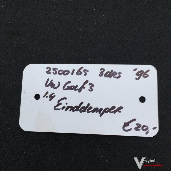 Vw Golf 3 1.4 B 3drs 1996 2500165  Einddemper, Auto-onderdelen, Uitlaatsystemen, Gebruikt, Ophalen
