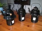 emaille drie zwarte zakketels, Antiek en Kunst, Antiek | Emaille, Ophalen of Verzenden