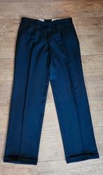 Trevira Donkerblauwe Pantalon Maat 52, Ophalen of Verzenden, Zo goed als nieuw, Maat 52/54 (L), Blauw