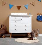 Vintage commode babykamer ‘Zef’ kleur naar wens, 50 tot 70 cm, Josièfine Vintage Line, Ophalen of Verzenden, Zo goed als nieuw