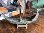 Oud koperen Vikingschip, Hobby en Vrije tijd, Modelbouw | Boten en Schepen, Ophalen of Verzenden, Zo goed als nieuw, Overige merken
