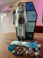 Monster High Franky Stein Doodskist Pop, 10 cm of meer, Overige materialen, Gebruikt, Zwart