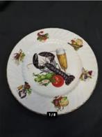 Vintage Serving Plate with Lobster beer salad Retro Kitsch, Verzamelen, Ophalen of Verzenden, Overige typen