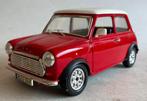 Mini Cooper rood / wit dak Bburago., Hobby en Vrije tijd, Modelauto's | 1:24, Ophalen of Verzenden, Gebruikt, Auto, Bburago