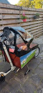 Bakfiets long elektrische aandrijving, Fietsen en Brommers, Gebruikt, 2 kinderen, Elektrisch, Ophalen