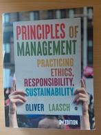 Principles of Management - Oliver Laasch, Ophalen of Verzenden, Zo goed als nieuw, HBO, Oliver Laasch
