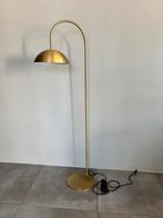 Gouden vloerlamp booglamp, Huis en Inrichting, Lampen | Vloerlampen, Ophalen of Verzenden, Zo goed als nieuw, 150 tot 200 cm