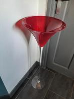 Rode Martini Vaas., Ophalen, Rood, Glas