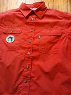Rood Scoutfit overhemd maat 134, Verzamelen, Scouting, Ophalen of Verzenden, Zo goed als nieuw, Kleding