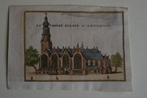 Oude Kerk Amsterdam kopergravure ca.1780 Oudekerksplein E32, Antiek en Kunst, Verzenden