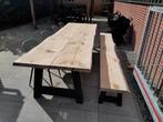 Douglas tuintafel met bank - Robuust & Stijlvol, Tuin en Terras, Tuintafels, Ophalen, Gebruikt, Rechthoekig, Hout