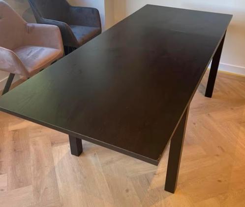 Uitschuifbare tafel IKEA LANEBERG - Donker, Huis en Inrichting, Tafels | Eettafels, Gebruikt, 50 tot 100 cm, 150 tot 200 cm, Vijf personen of meer