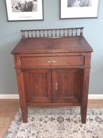 Antiek Eikenhout bureau , secretaire., Ophalen