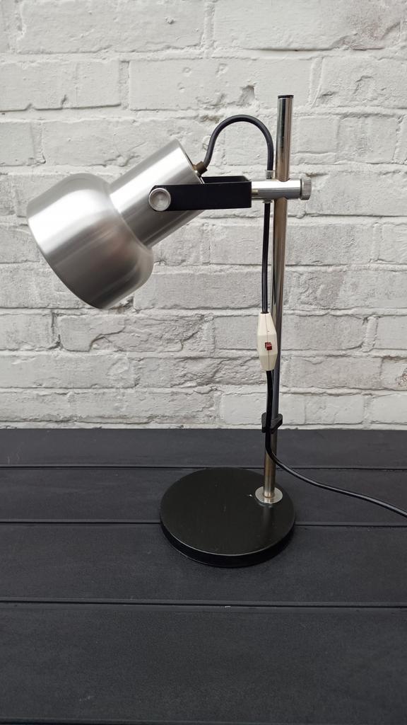 Vintage Anvia Hoogervorst Bureaulamp mid century jaren 60, Huis en Inrichting, Lampen | Tafellampen, Gebruikt, Minder dan 50 cm