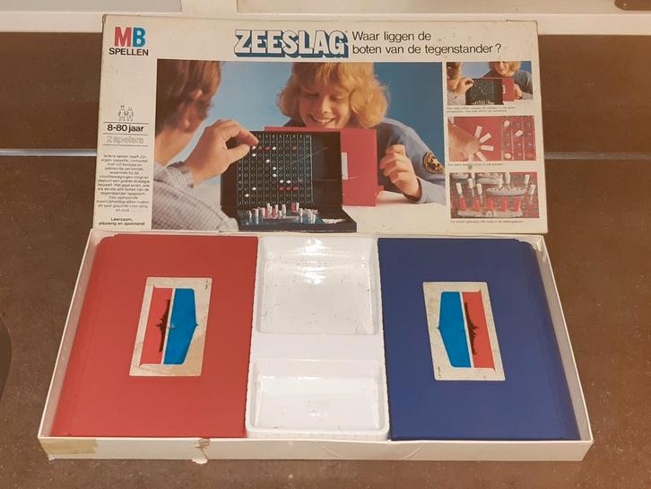 Zeeslag MB 1972, Hobby en Vrije tijd, Gezelschapsspellen | Bordspellen, Zo goed als nieuw, Ophalen of Verzenden