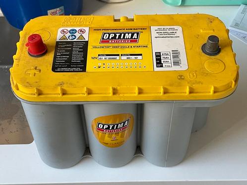 Yellowtop Deep Cycle AGM Accu - 12V 75Ah, Auto-onderdelen, Accu's en Toebehoren, Universele onderdelen, Gebruikt, Ophalen