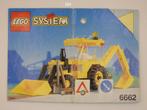 Lego 6662 Vintage Backhoe, Ophalen of Verzenden, Gebruikt, Complete set, Lego