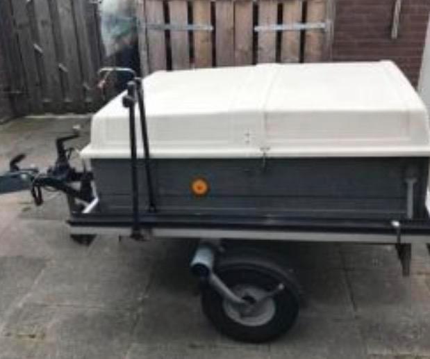 Goed onderhouden, waterdichte bagagewagen, Auto diversen, Aanhangers en Bagagewagens, Gebruikt, Ophalen