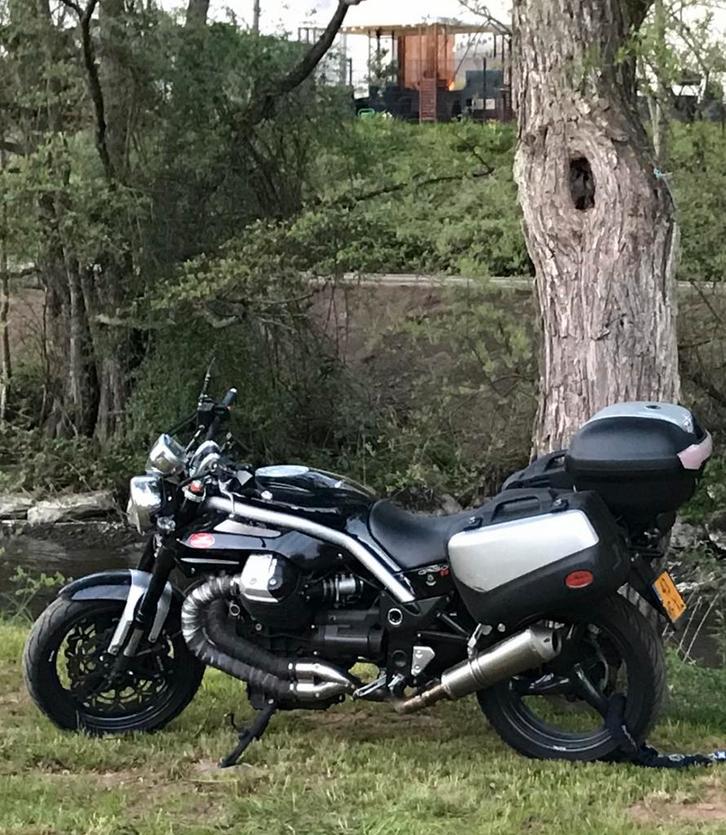 Kofferset moto guzzi griso, Motoren, Accessoires | Koffers en Tassen, Gebruikt, Ophalen