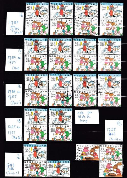 9086) Nederland 1784 1785 1786 kinderzegels 1998 Max Veldhuy, Postzegels en Munten, Postzegels | Nederland, Ophalen of Verzenden