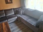 Crocostof hoekbank crocobank, Ophalen, Zo goed als nieuw, Stof, Erik kuster velvet richmond sleeperwood croco