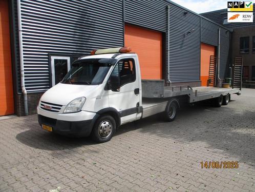 Iveco Daily 35C18 ICM VELDHUIZEN trailer, 12 Tons uitv. 1è., Auto's, Bestelauto's, Bedrijf, ABS, Mistlampen, Startonderbreker