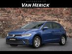 Volkswagen Polo 1.0 TSI Style 110PK Automaat | ACC | Side As, Stof, Gebruikt, Zwart, Blauw