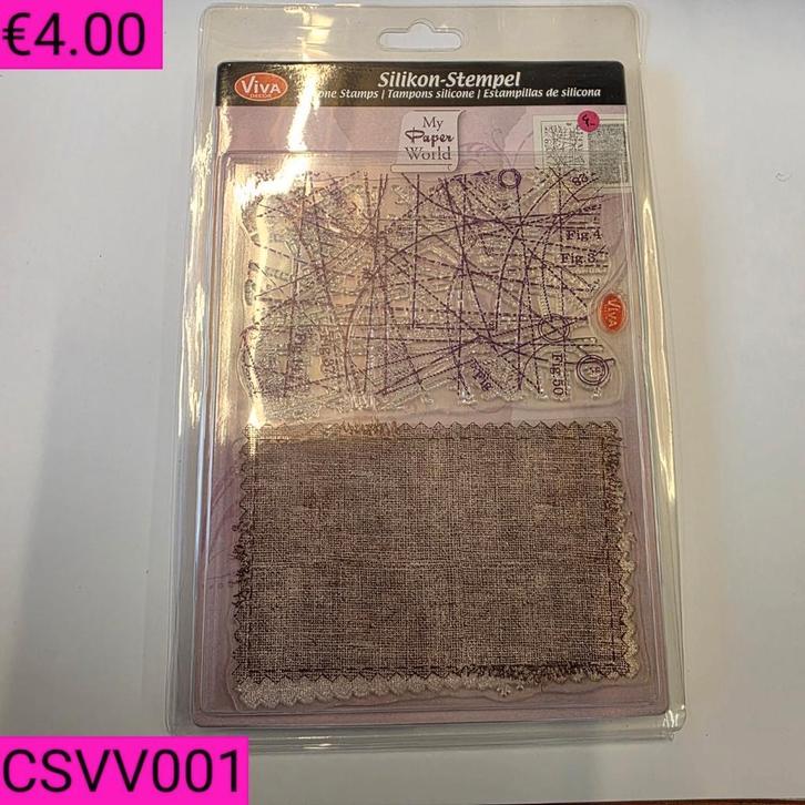 Stempels Viva Decor, Hobby en Vrije tijd, Stempelen, Zo goed als nieuw, Clearstamp, Ophalen of Verzenden
