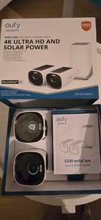 Eufy S330 4K Ultra HD beveiligingscamera met zonne-energie, Ophalen of Verzenden, Nieuw, Buitencamera