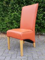 Opruiming! 6 stuks stoel 88 eiken Toledo leder terracotta, Huis en Inrichting, Stoelen, Nieuw, Ophalen