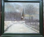 Oud - Winters landschap uit 1939 - L. Claassen - doek, Antiek en Kunst, Kunst | Schilderijen | Klassiek, Ophalen