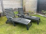 2 Hartman ligstoelen, Ophalen, Gebruikt, Kunststof, Verstelbaar