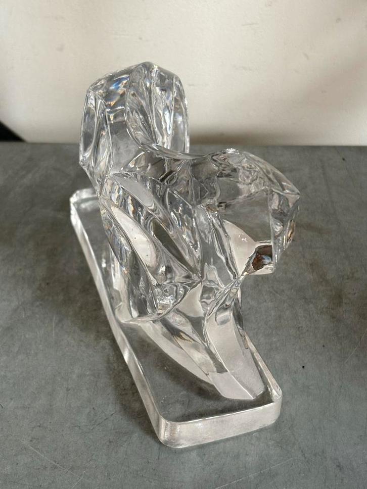 Art Deco - Georges Chevalier - Tijger - Baccarat, Antiek en Kunst, Kunst | Beelden en Houtsnijwerken, Ophalen