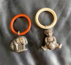 Antieke bijtringen zilveren bedels, Antiek en Kunst, Antiek | Goud en Zilver, Ophalen of Verzenden, Zilver