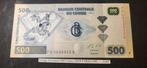 Congo Kinshasa 500 Francs 2013 P96Da UNC, Postzegels en Munten, Bankbiljetten | Nederland, Ophalen of Verzenden, Euro's, Los biljet