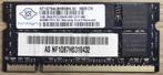 Ram geheugen 1 GB NT1GT64U8HB0BN-3C NANYA voor laptop, Computers en Software, RAM geheugen, 1 GB of minder, Ophalen of Verzenden